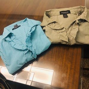 Ashley Stewart Signature button down shirts
